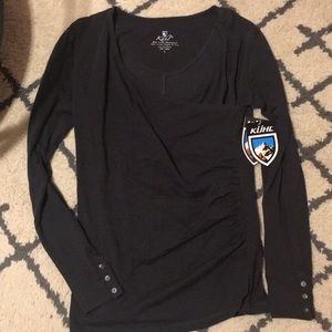 Kuhl dark gray long sleeve shirt